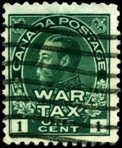 Canada_1915_1c_war_tax stamp